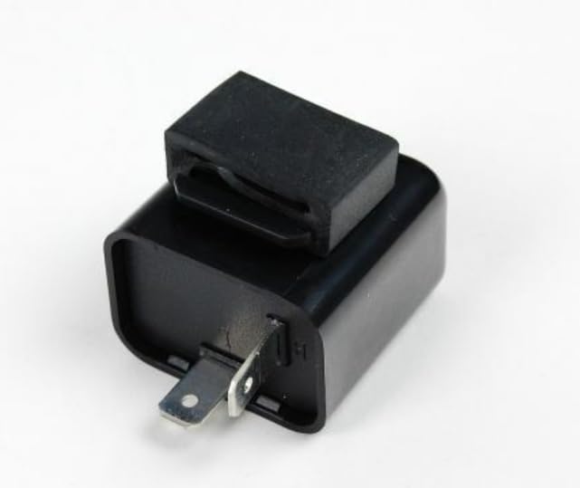 Universal 2 Poliger 12 V Motorrad LED Blinker Relais Lastunabhängiges Blinkerrelais Blinkgergeber Blinkrelais