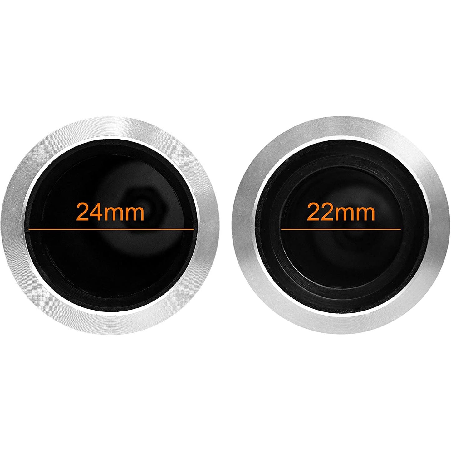 Motorrad Roller Lenkergriffe Griff Aluminium Griffgummis 22/24mm