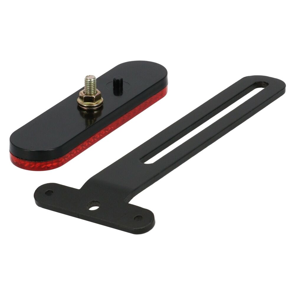 Universal Rückstrahler Reflektor T-Halter Motorrad Roller Quad ATV Kennzeichen