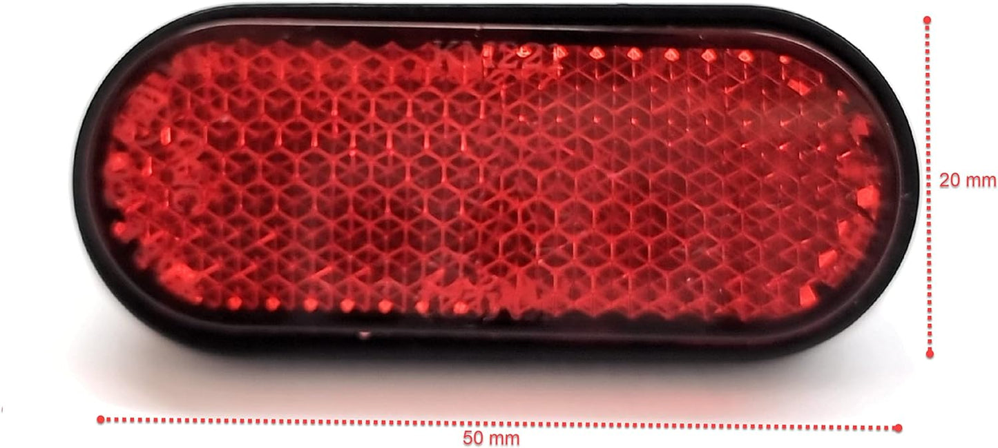 Universal Mini Motorrad Kennzeichen Rückstrahler E - Geprüft Kennzeichenhalter Zubehör Reflektor