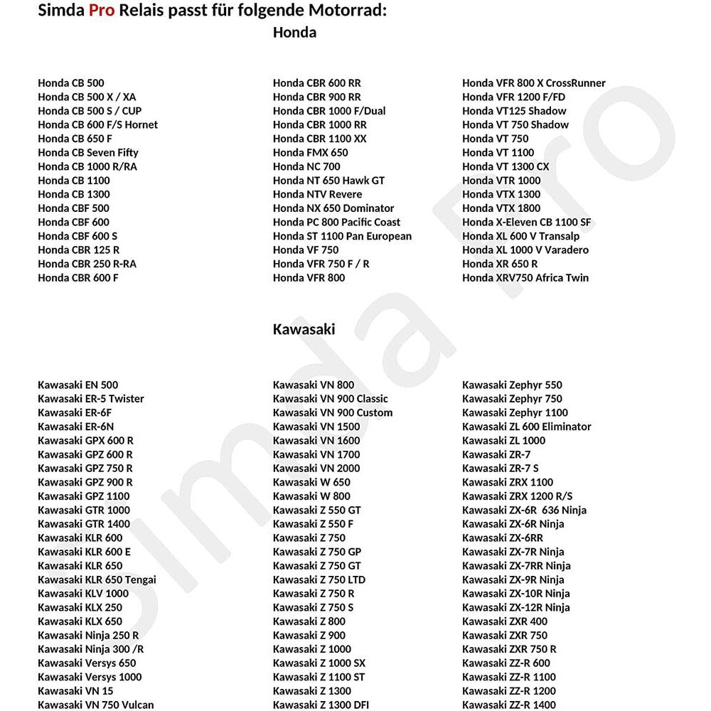 Universal 2 Poliger 12 V Motorrad LED Blinker Relais Lastunabhängiges